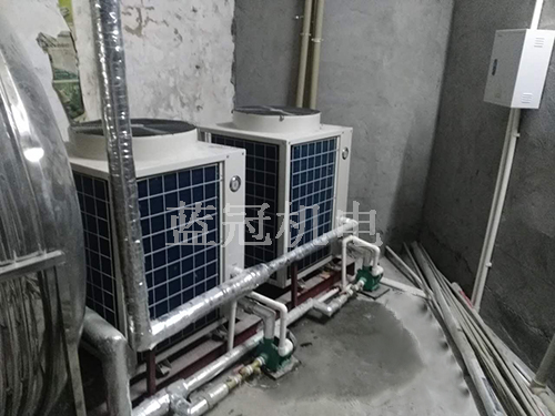 珠海駿鈺便捷酒店空氣能熱水工程側面圖